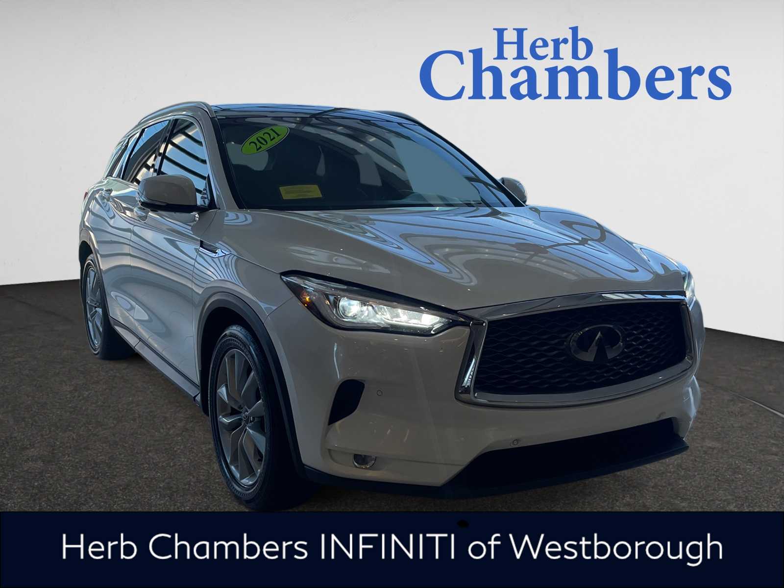 used 2021 INFINITI QX50 car, priced at $27,998