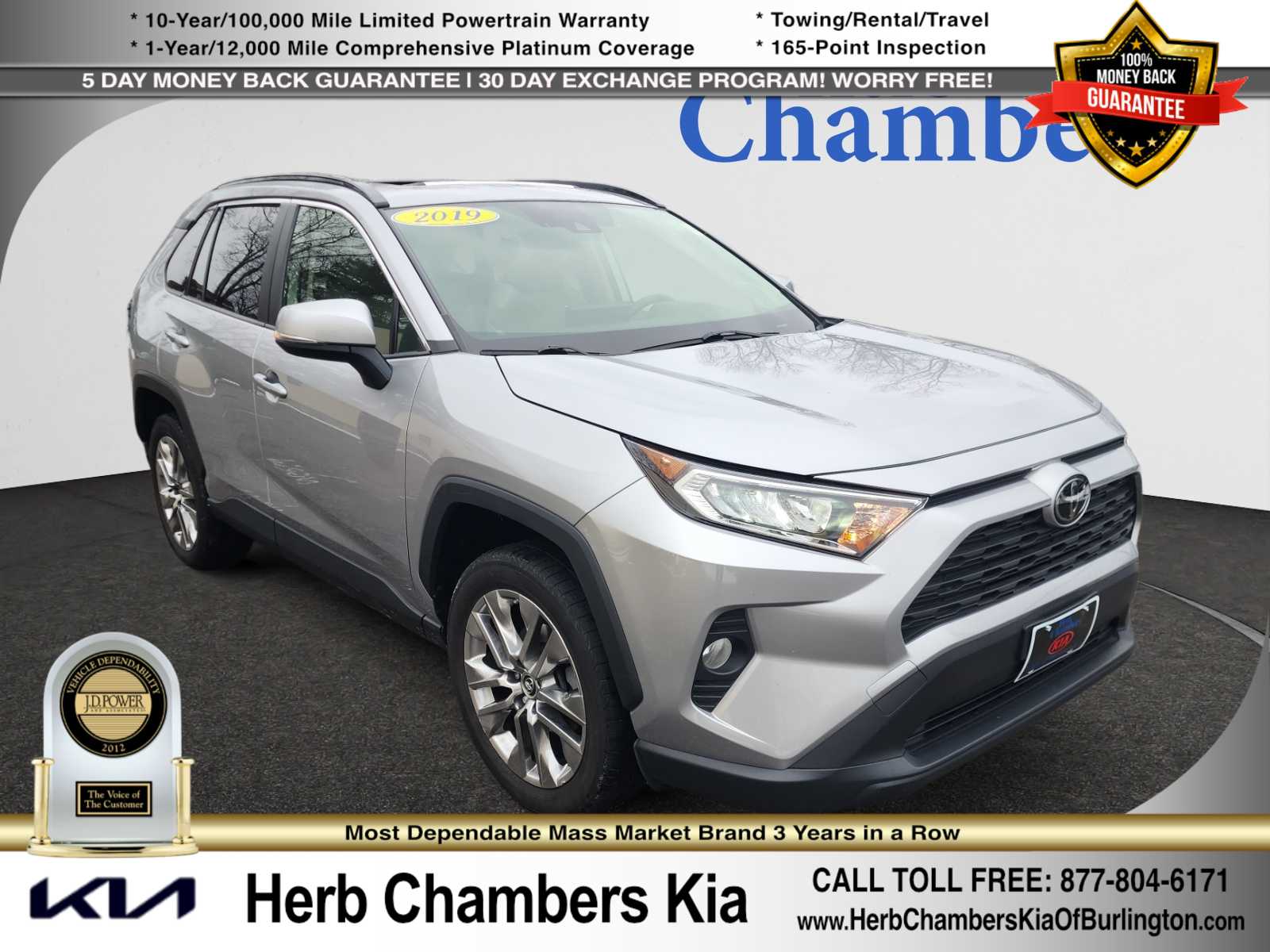 used 2019 Toyota RAV4 car, priced at $25,999