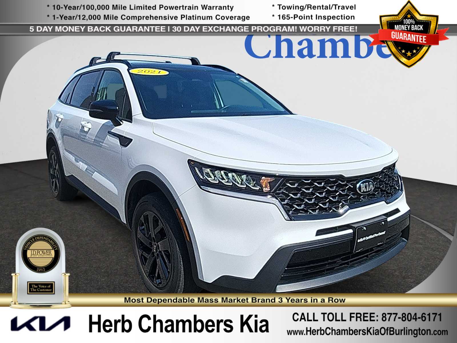 used 2021 Kia Sorento car, priced at $27,998