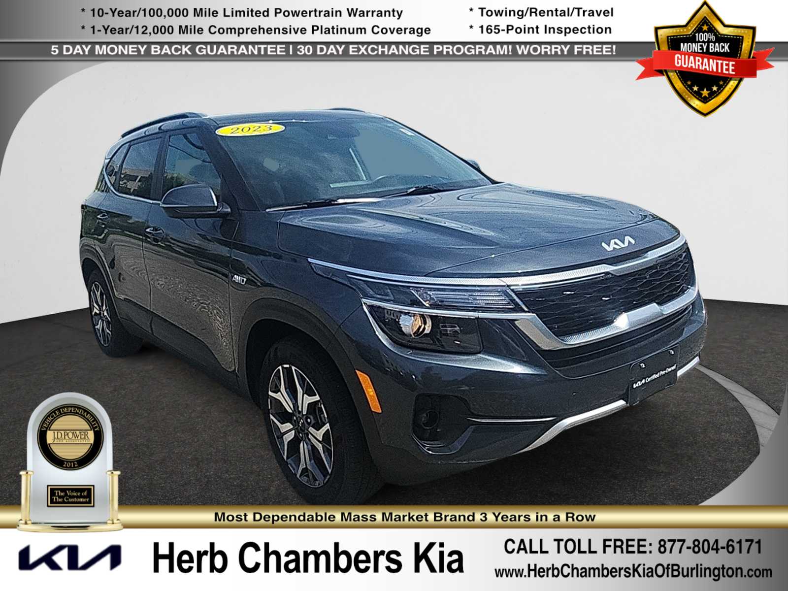 used 2023 Kia Seltos car, priced at $26,999