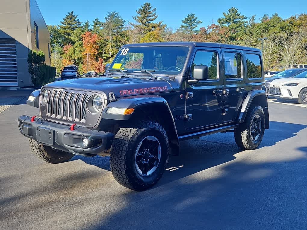 used 2018 Jeep Wrangler Unlimited car, priced at $24,988