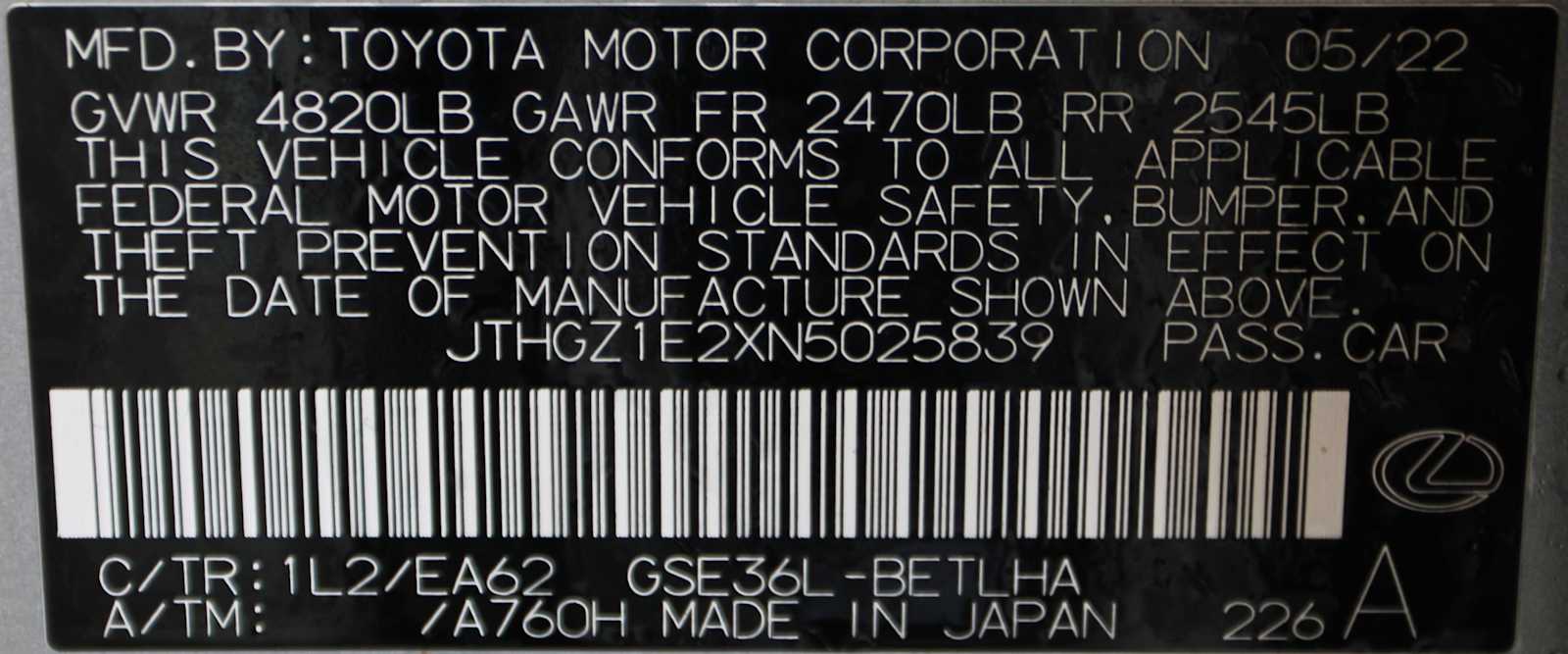 used 2022 Lexus IS car, priced at $40,998