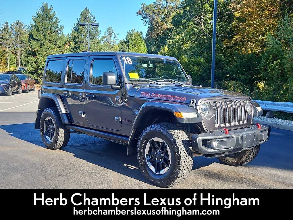 used 2018 Jeep Wrangler Unlimited car, priced at $24,988