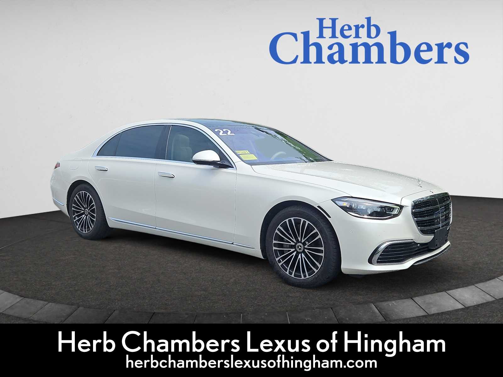 used 2022 Mercedes-Benz S-Class car, priced at $69,998