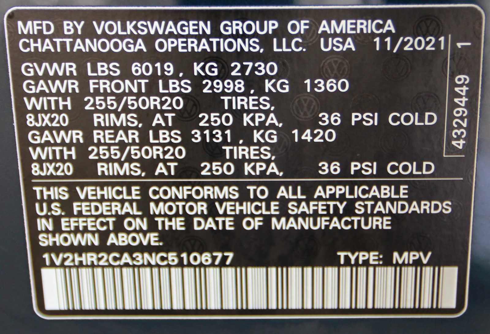 used 2022 Volkswagen Atlas car, priced at $28,998