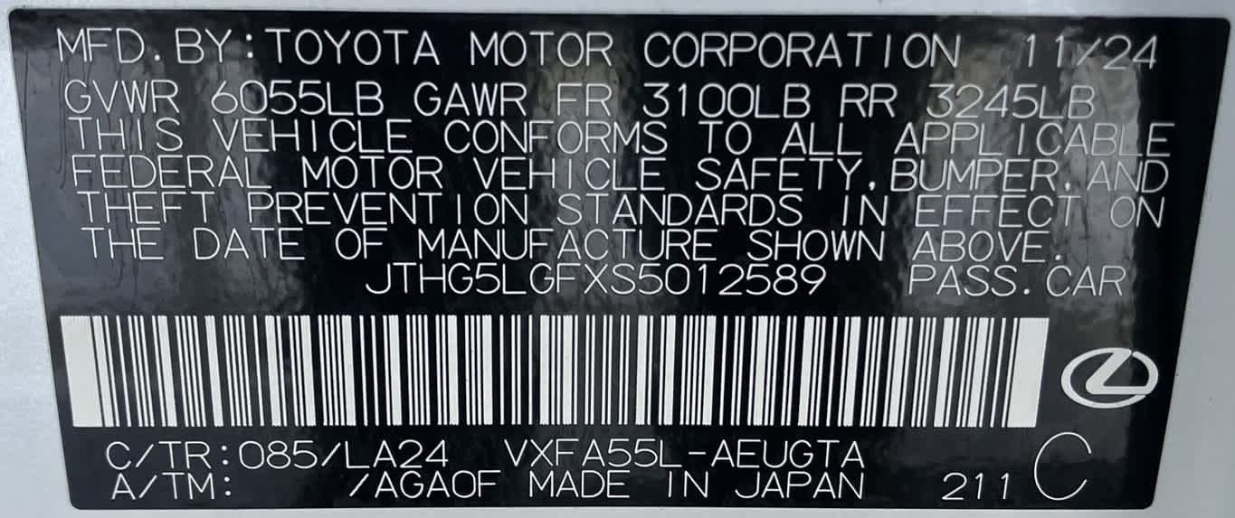used 2025 Lexus LS 500 car, priced at $95,998