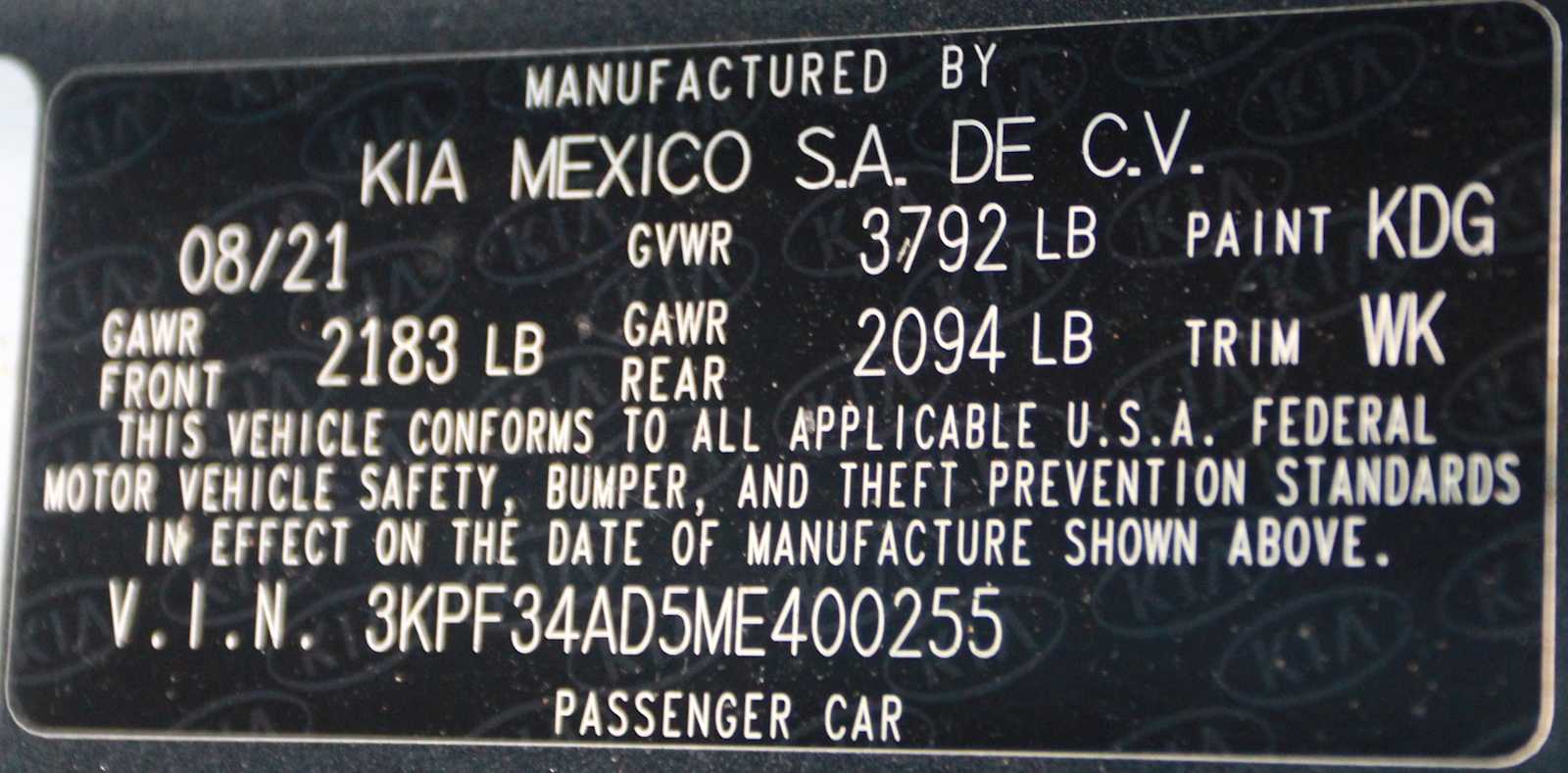 used 2021 Kia Forte car, priced at $16,998