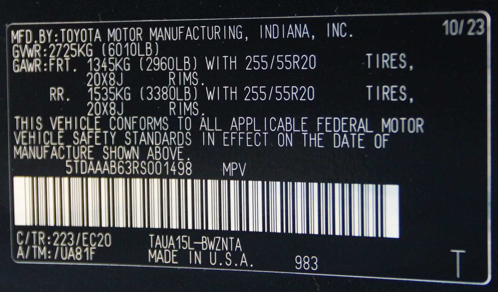 used 2024 Lexus TX 350 car, priced at $56,998