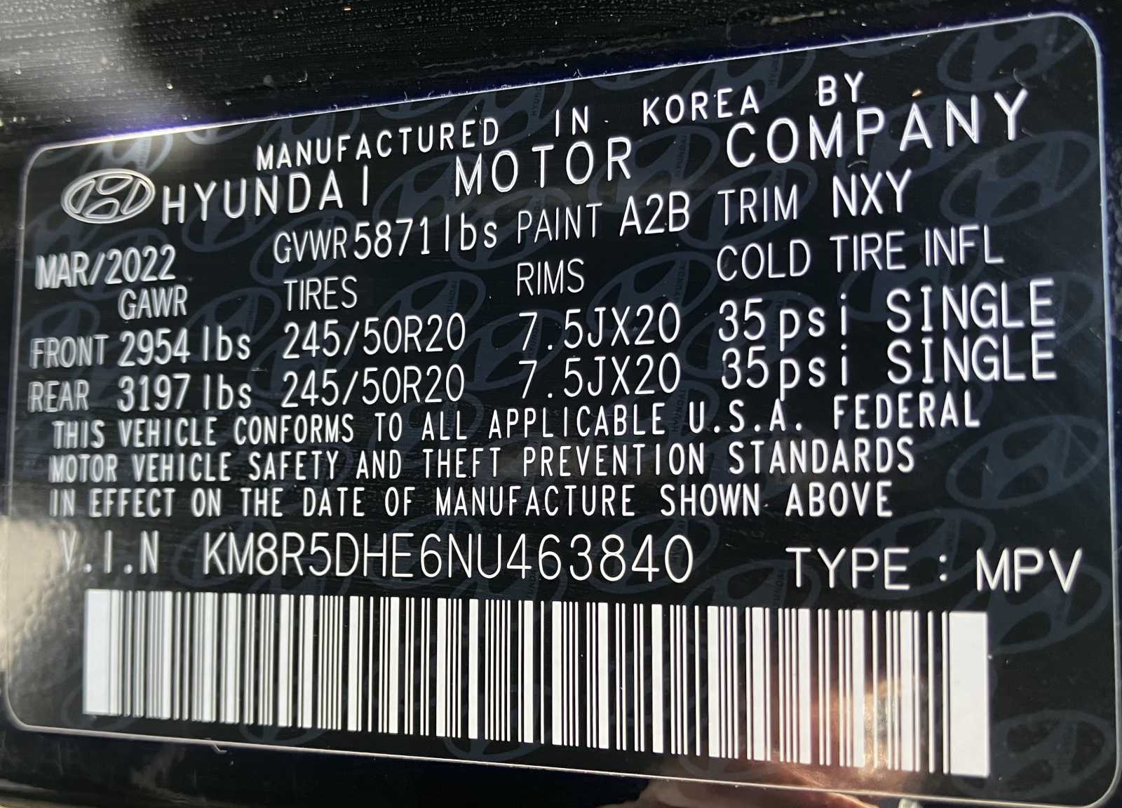 used 2022 Hyundai Palisade car, priced at $41,998
