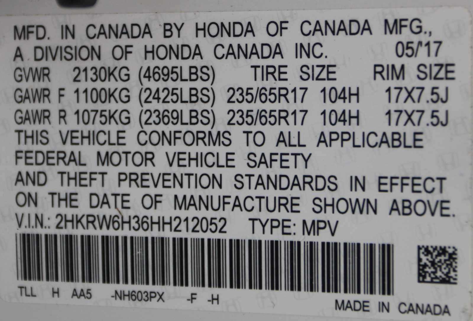 used 2017 Honda CR-V car, priced at $16,998