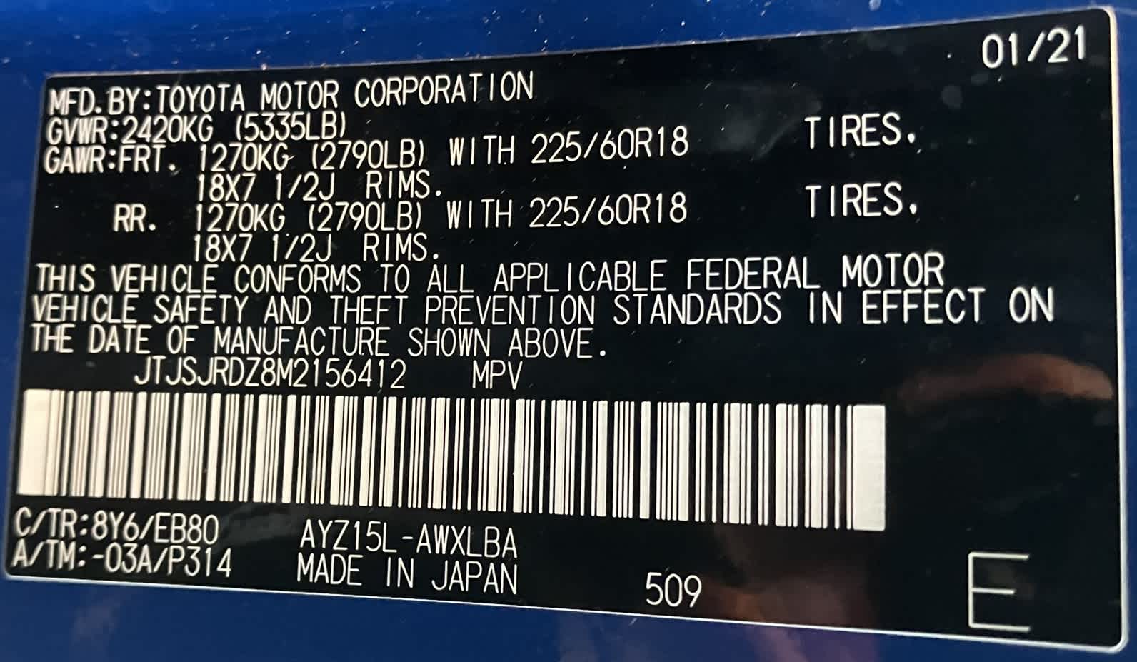 used 2021 Lexus NX 300 car, priced at $39,998