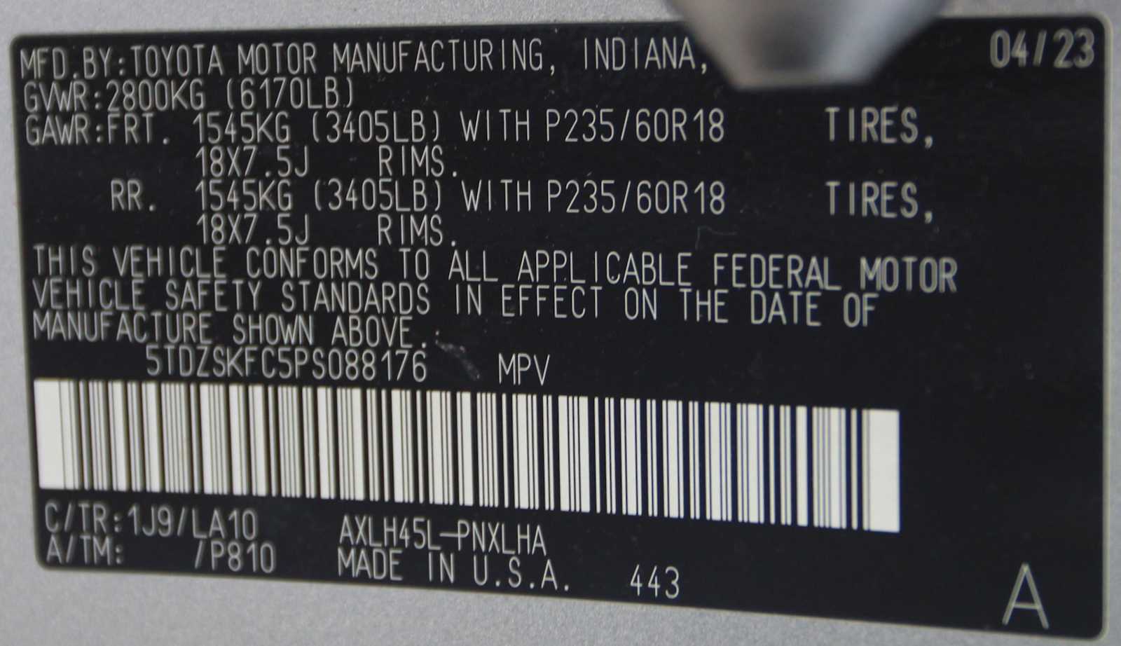 used 2023 Toyota Sienna car, priced at $48,998