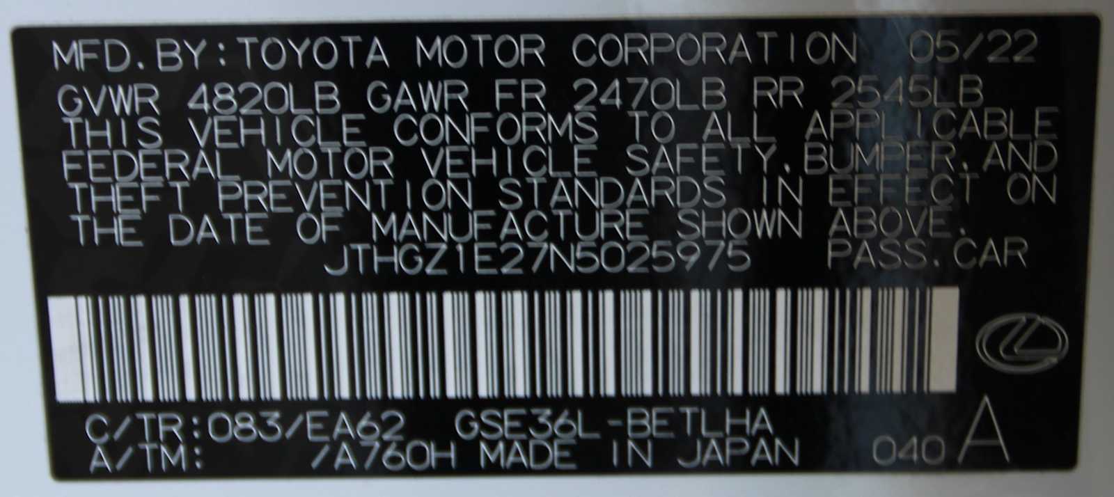 used 2022 Lexus IS 350 car, priced at $43,998