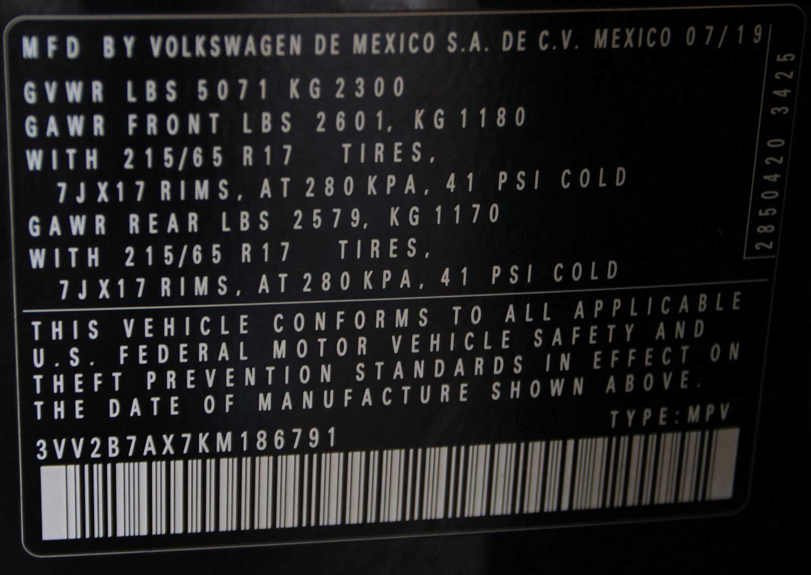 used 2019 Volkswagen Tiguan car, priced at $17,998