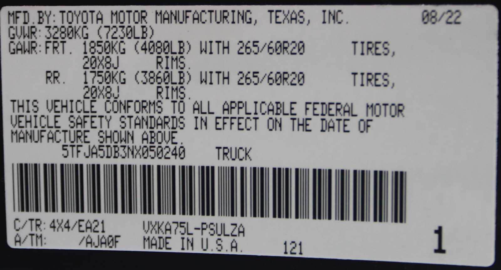 used 2022 Toyota Tundra car, priced at $44,998