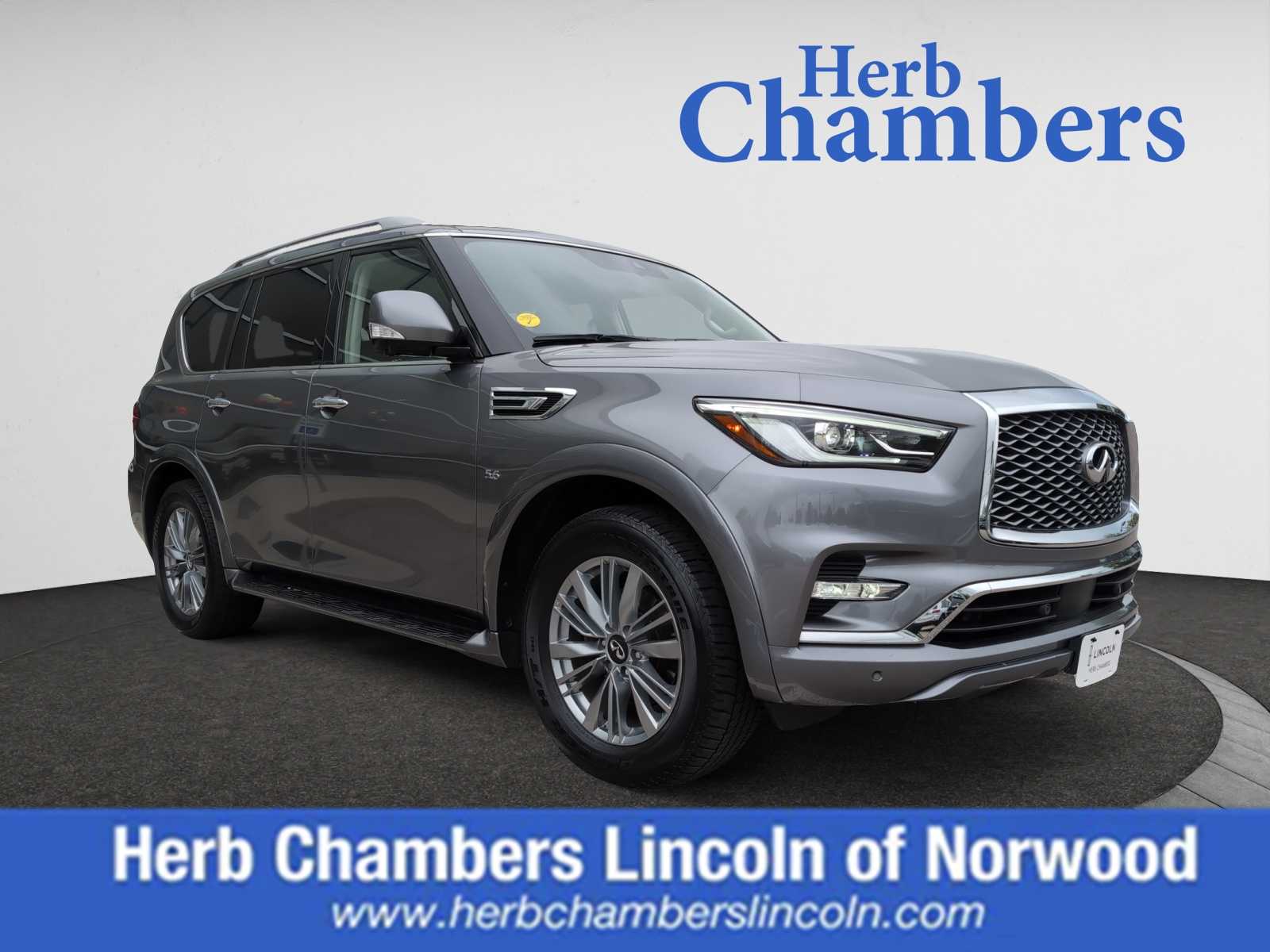 used 2020 INFINITI QX80 car, priced at $33,998