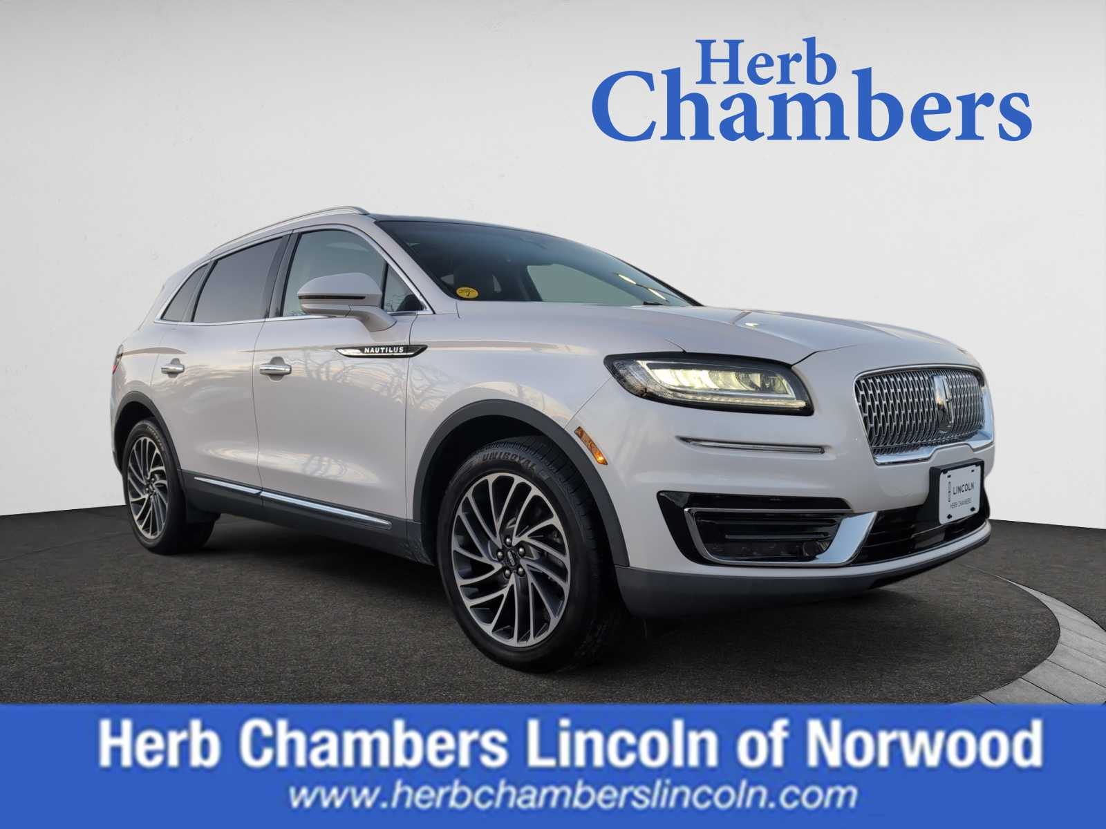 used 2019 Lincoln Nautilus car, priced at $25,998