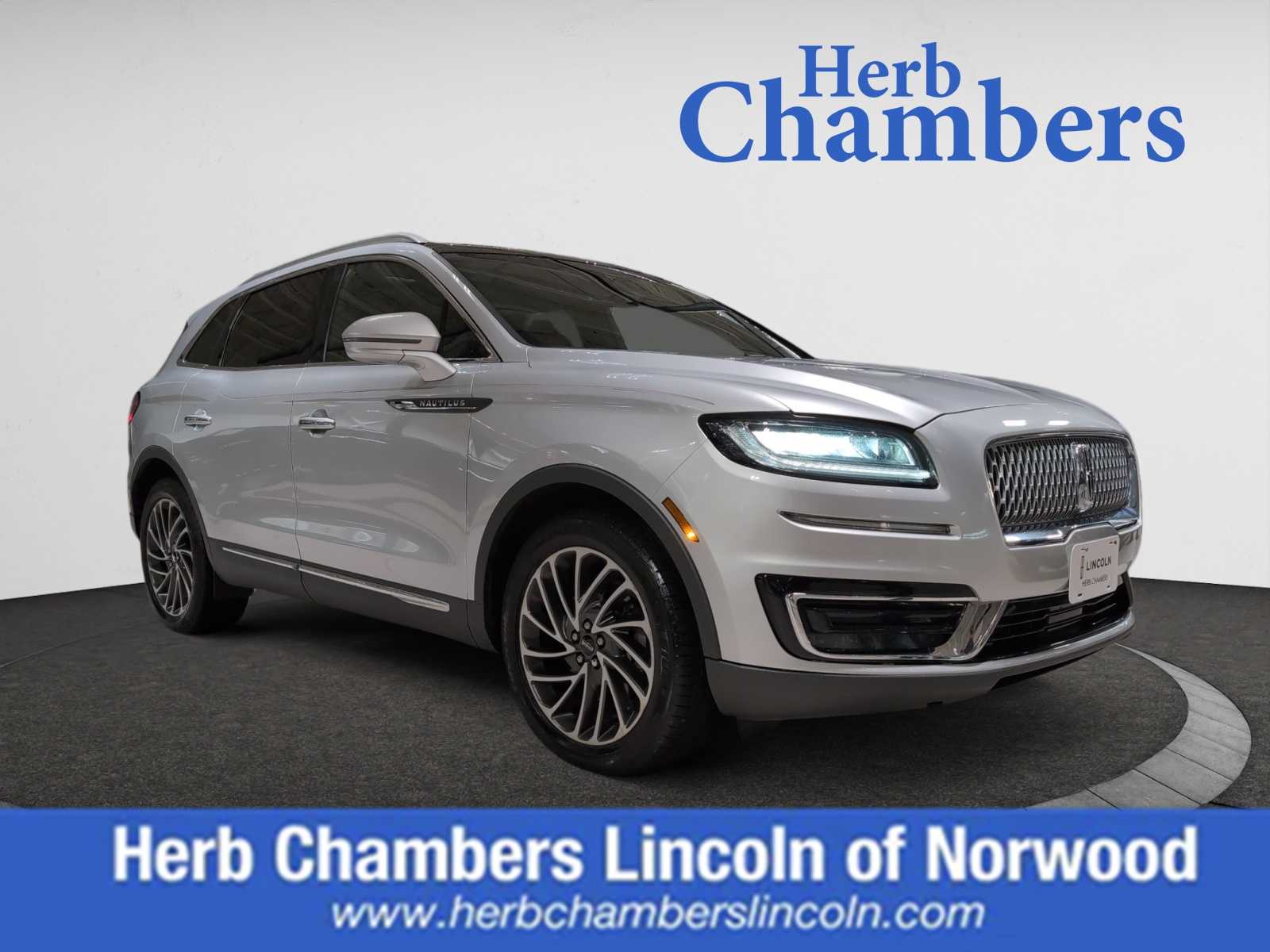 used 2019 Lincoln Nautilus car, priced at $21,998