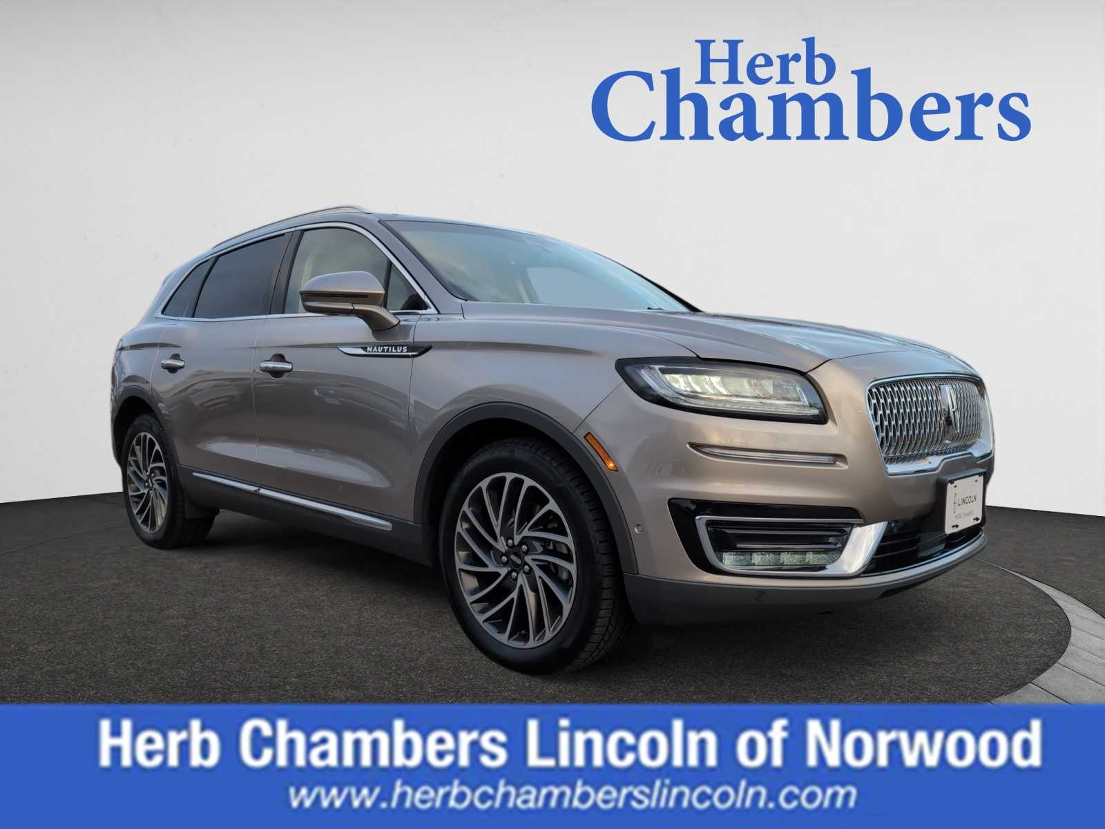 used 2020 Lincoln Nautilus car, priced at $25,998