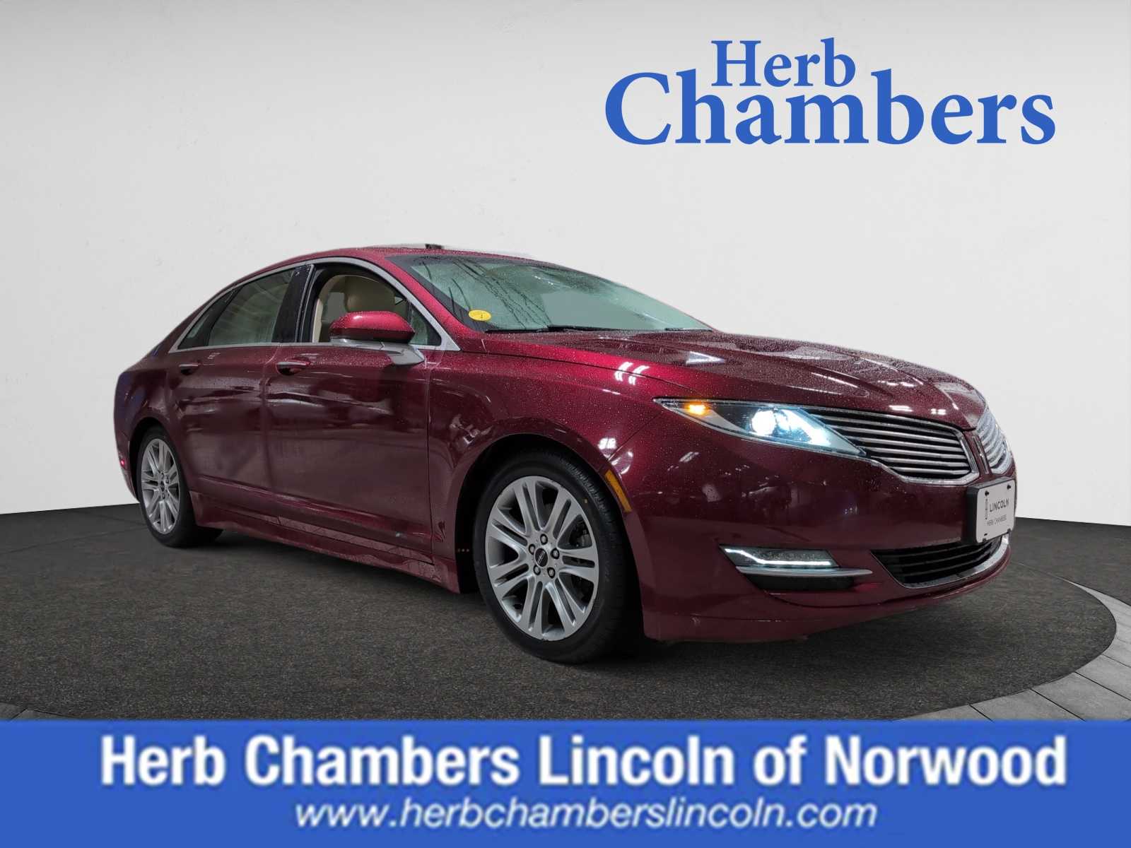 used 2015 Lincoln MKZ car, priced at $13,998