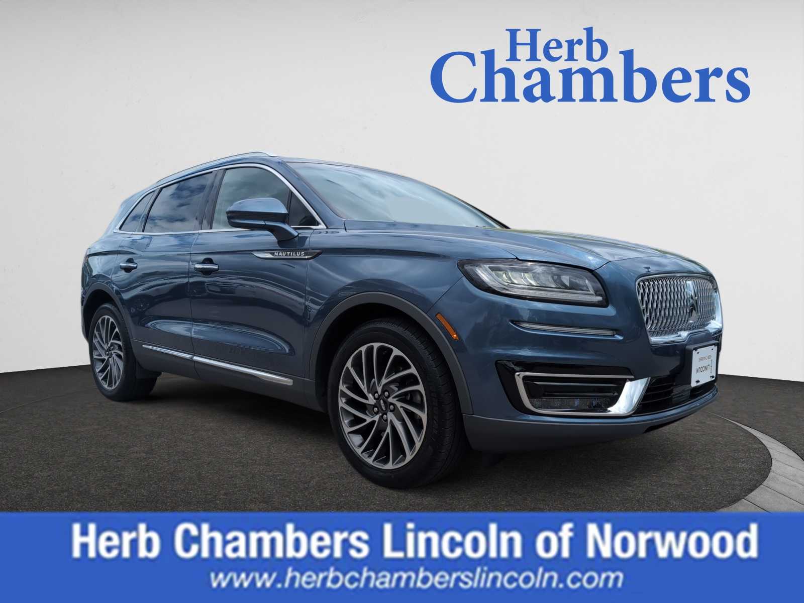 used 2019 Lincoln Nautilus car, priced at $23,998
