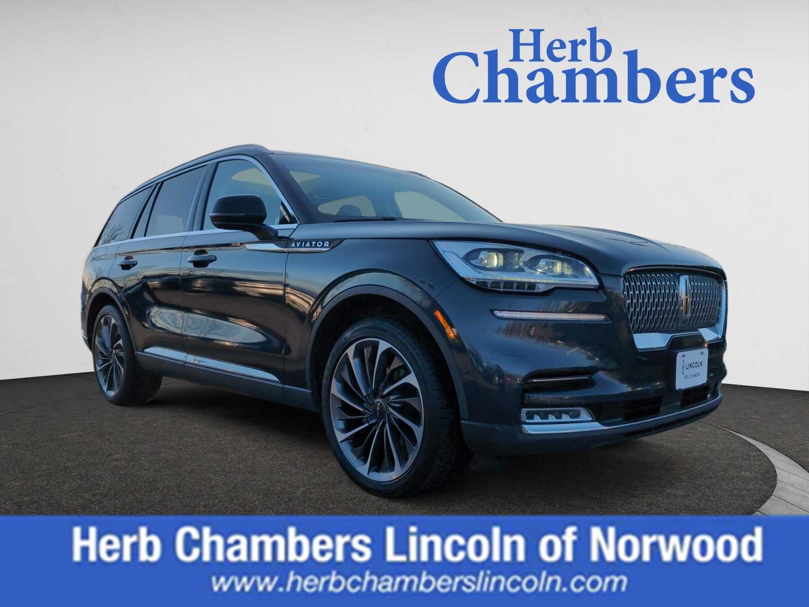 used 2021 Lincoln Aviator car, priced at $33,998