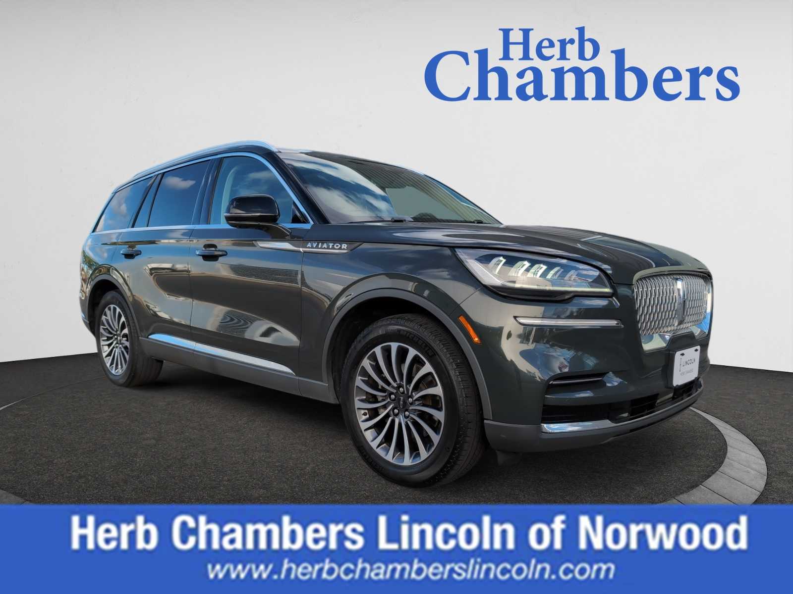 used 2022 Lincoln Aviator car, priced at $40,998