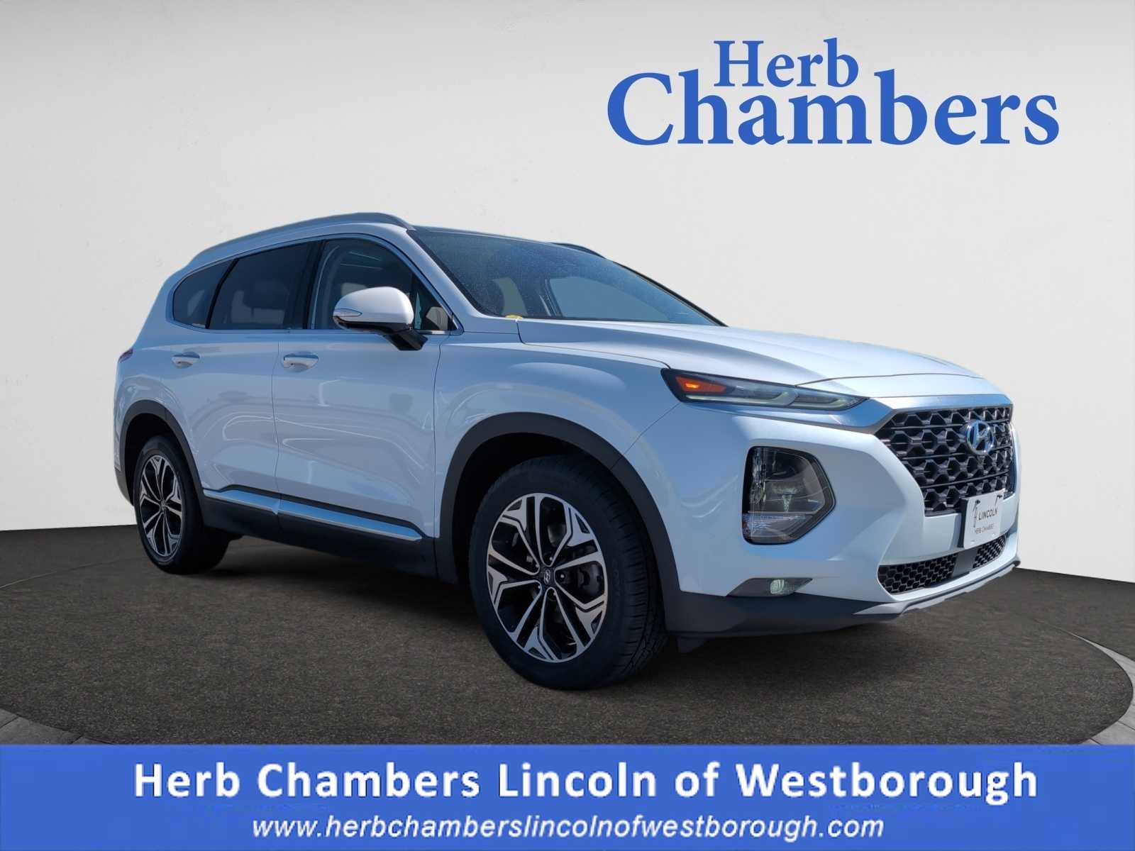 used 2019 Hyundai Santa Fe car, priced at $22,998