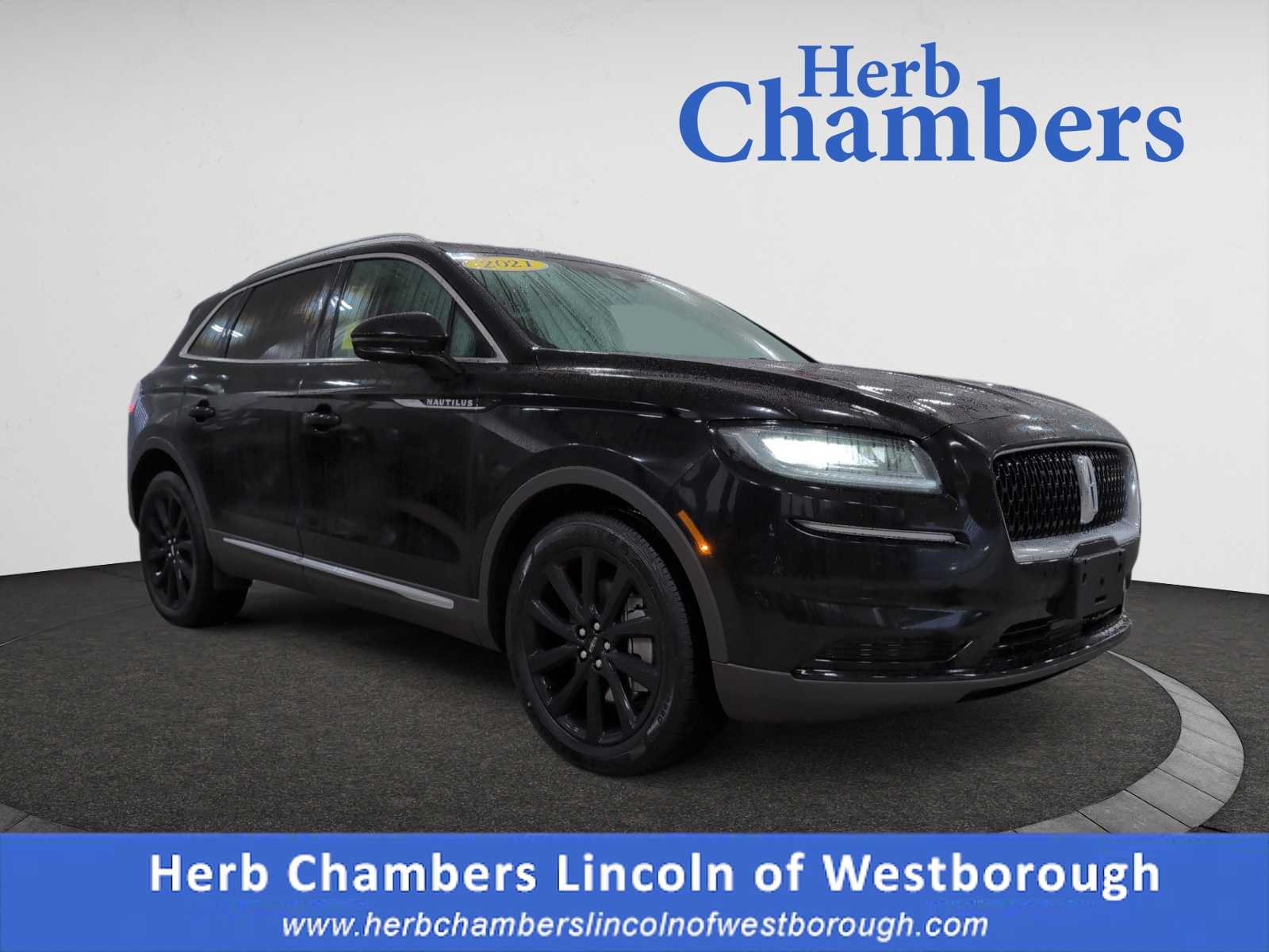 used 2021 Lincoln Nautilus car, priced at $34,498