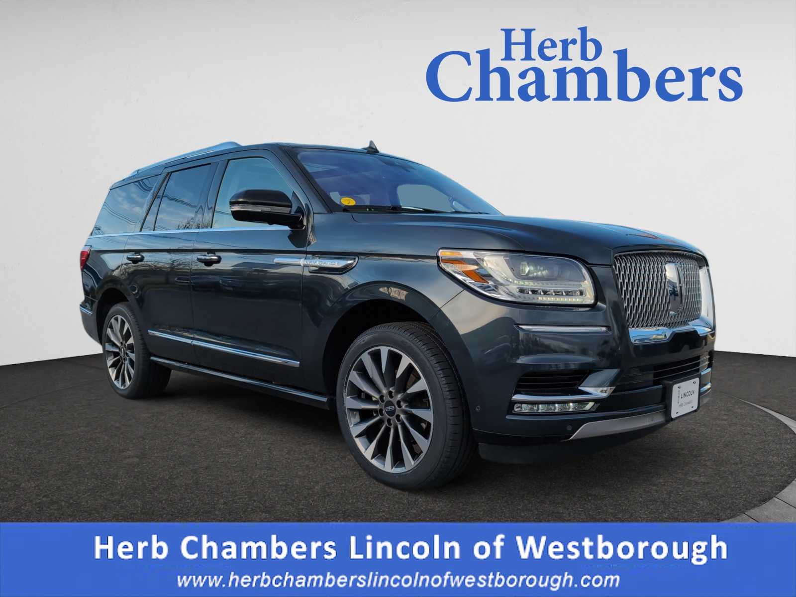 used 2021 Lincoln Navigator car, priced at $52,998