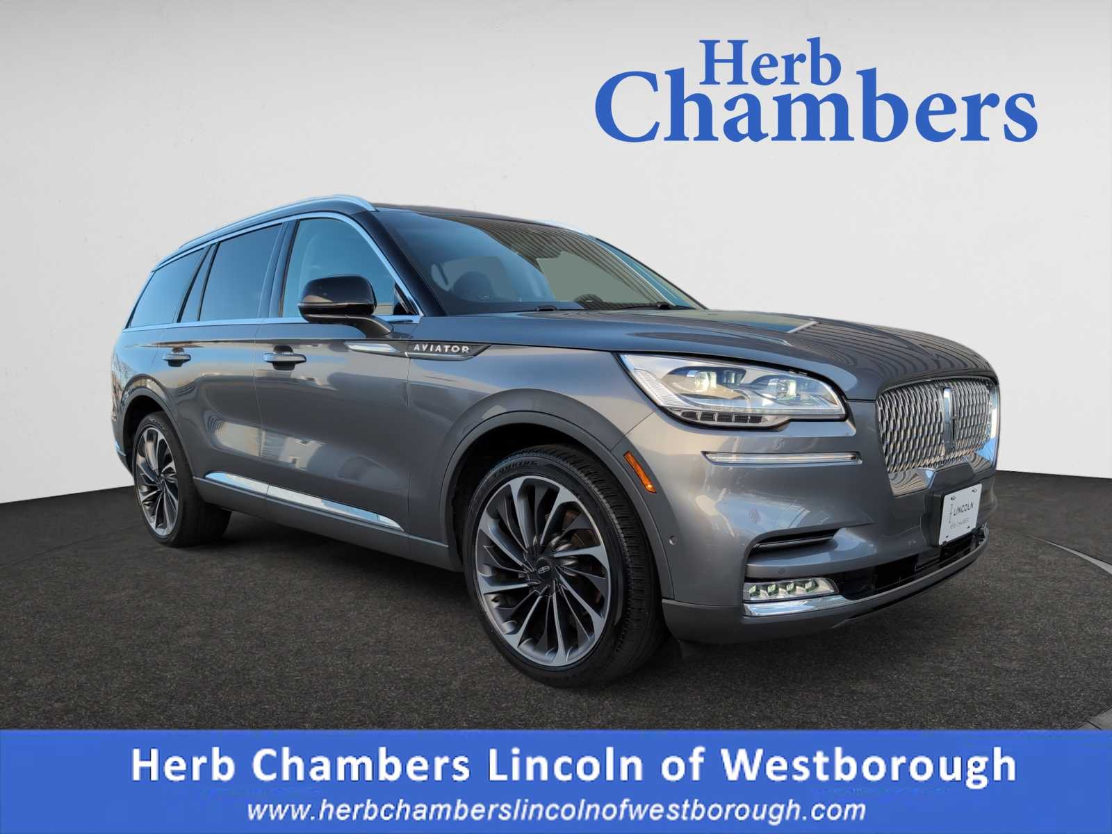 used 2021 Lincoln Aviator car, priced at $43,898