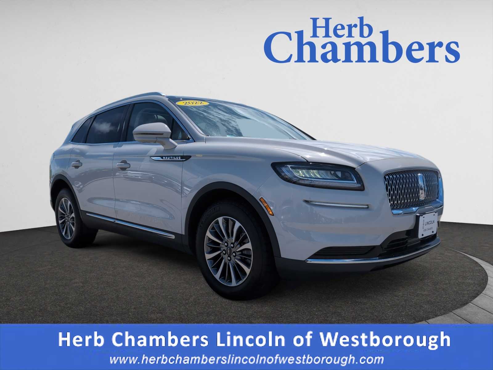 used 2022 Lincoln Nautilus car, priced at $37,998