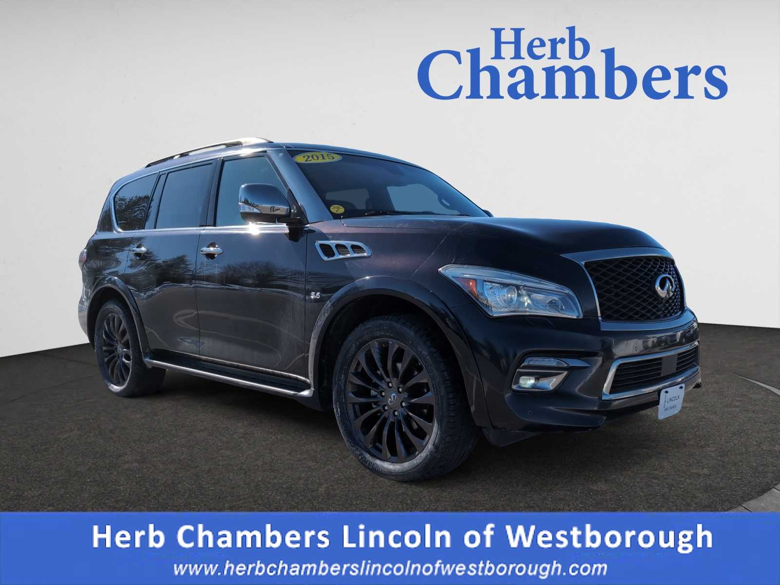 used 2015 INFINITI QX80 car, priced at $14,798