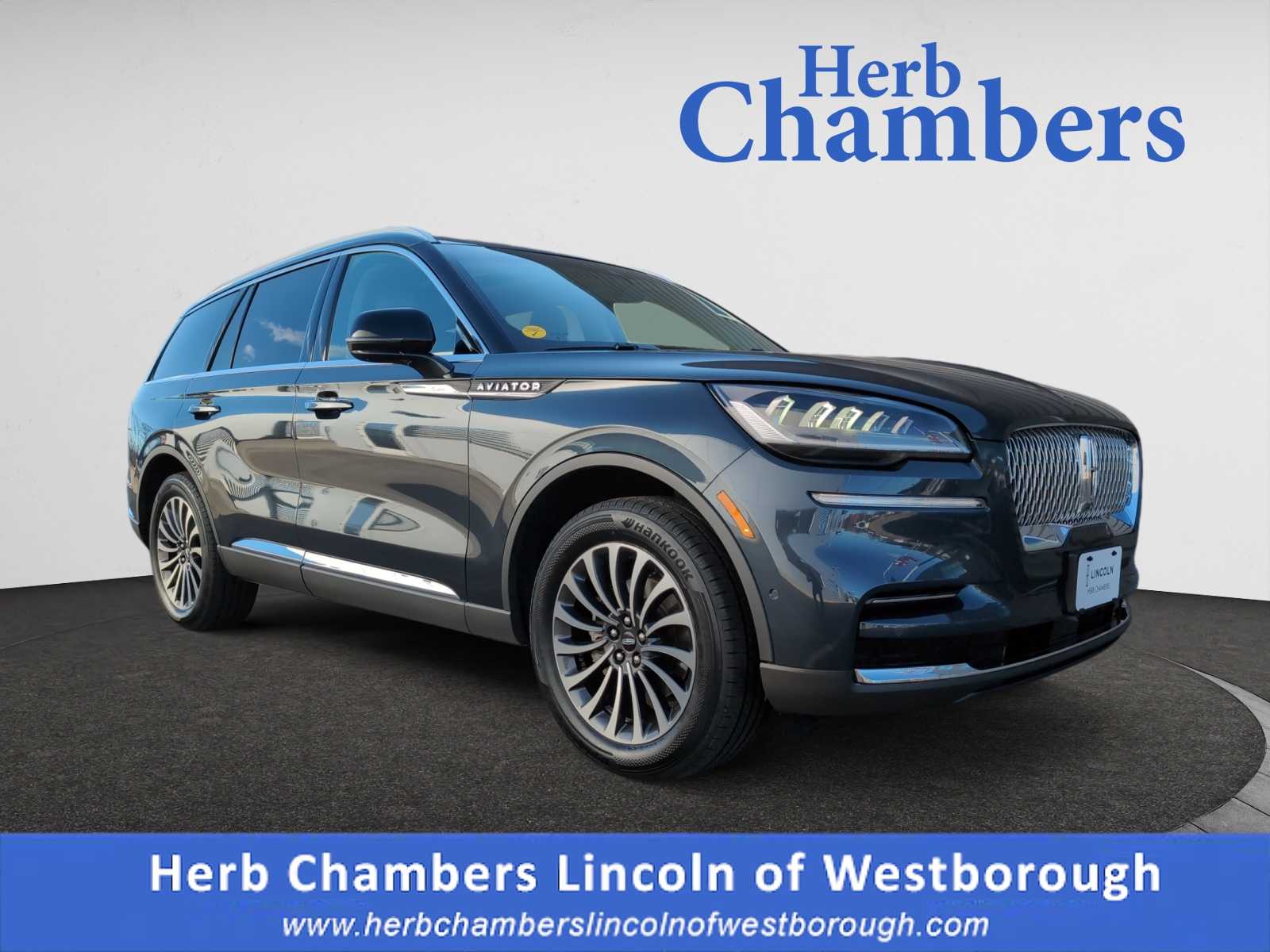 used 2022 Lincoln Aviator car, priced at $46,574