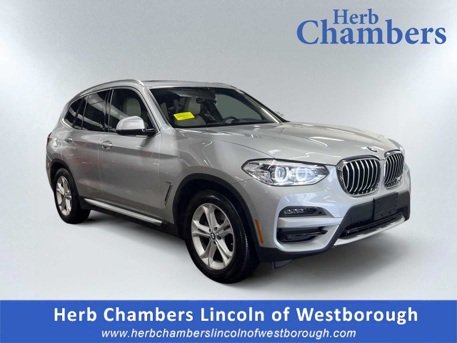 used 2021 BMW X3 car, priced at $27,998