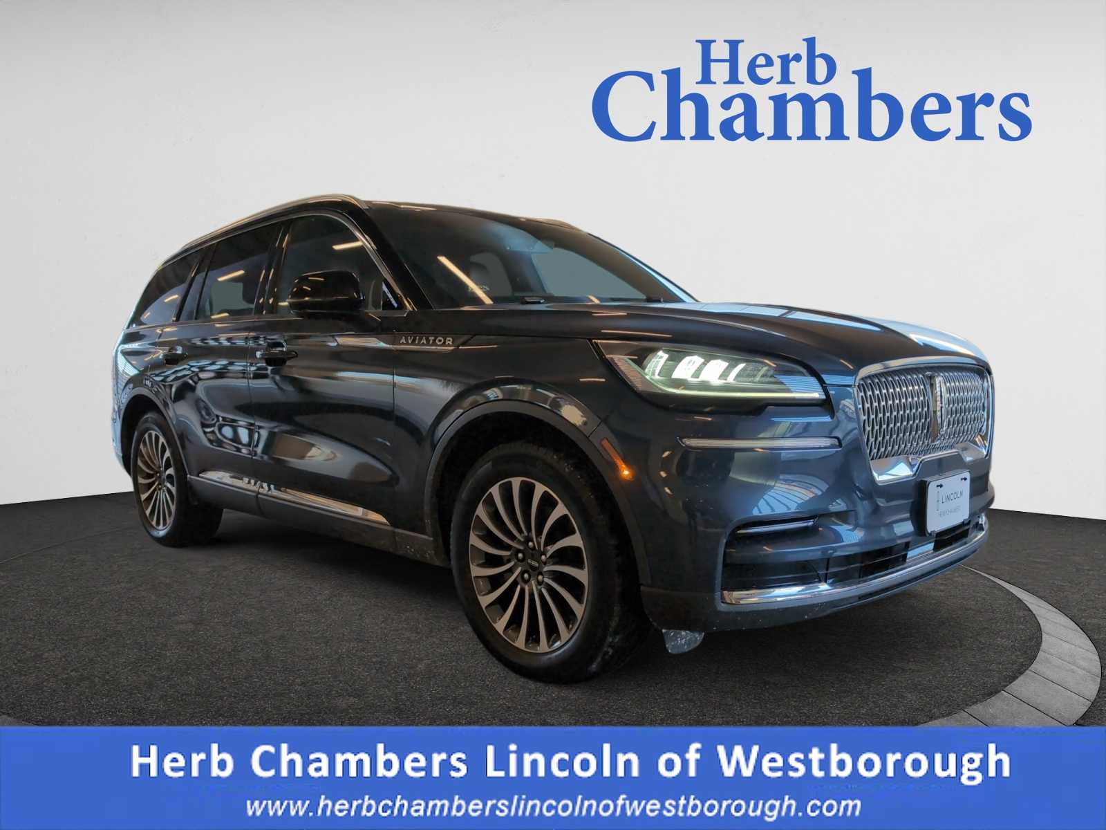 used 2022 Lincoln Aviator car, priced at $43,998