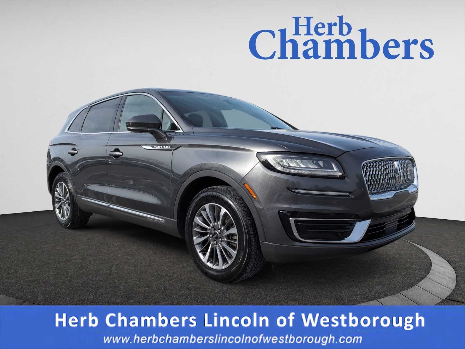 used 2020 Lincoln Nautilus car, priced at $21,498