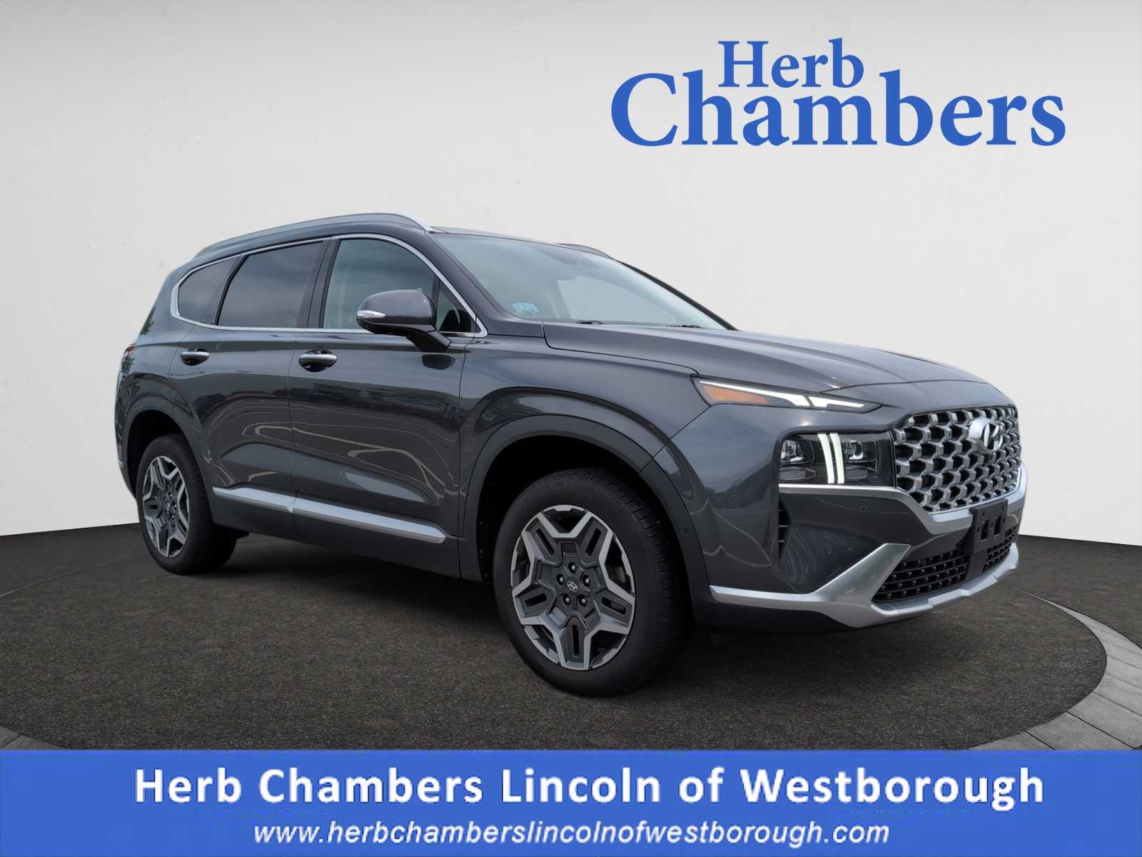 used 2022 Hyundai Santa Fe car, priced at $27,998