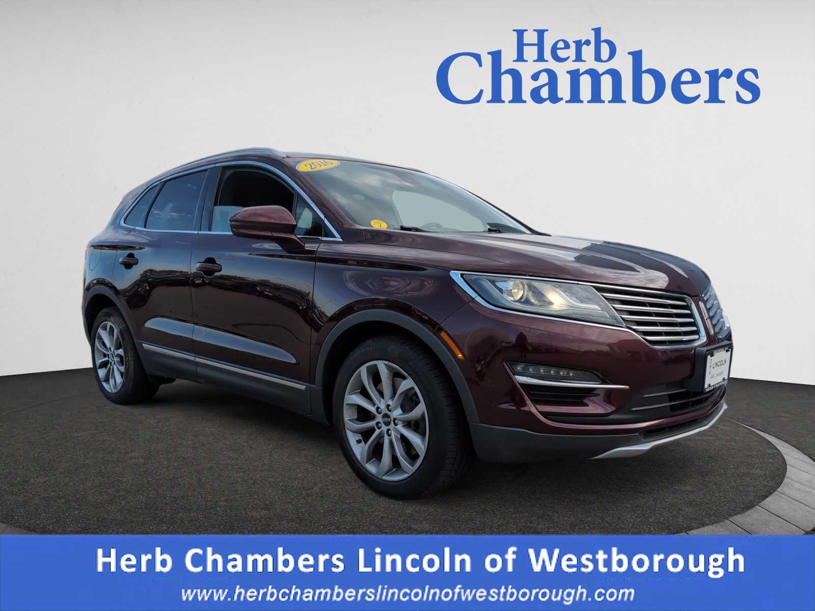 used 2016 Lincoln MKC car, priced at $15,498