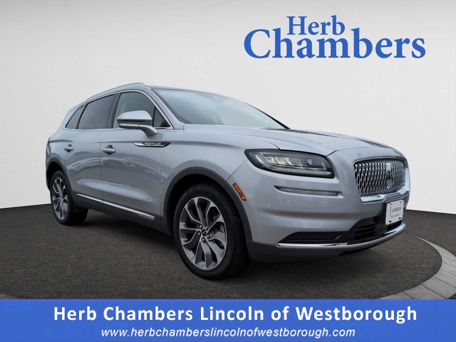 used 2022 Lincoln Nautilus car, priced at $36,498