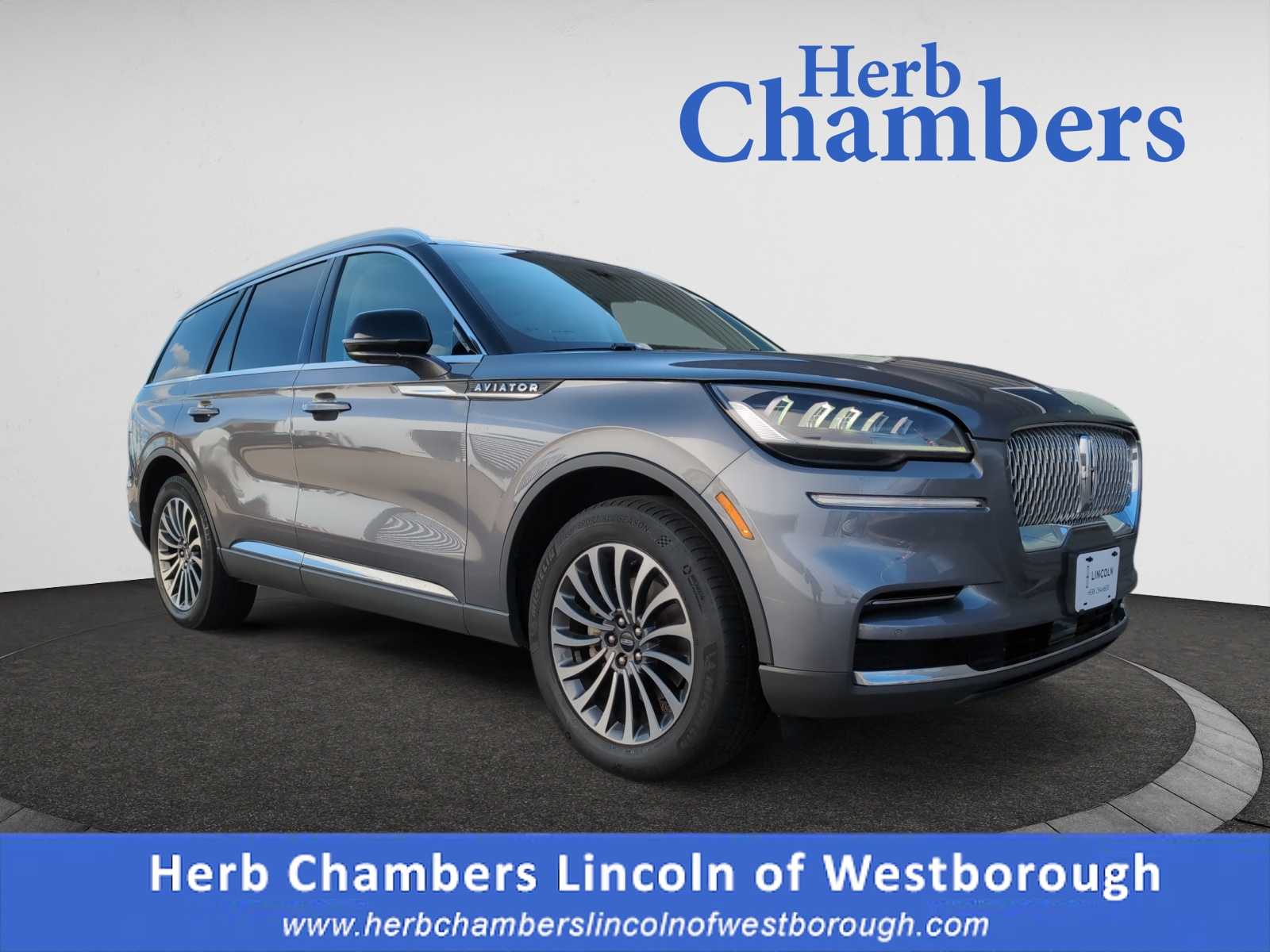 used 2022 Lincoln Aviator car, priced at $42,998