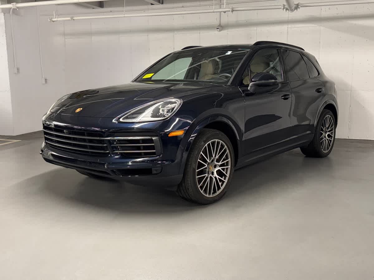 used 2023 Porsche Cayenne Platinum Edition car, priced at $66,998