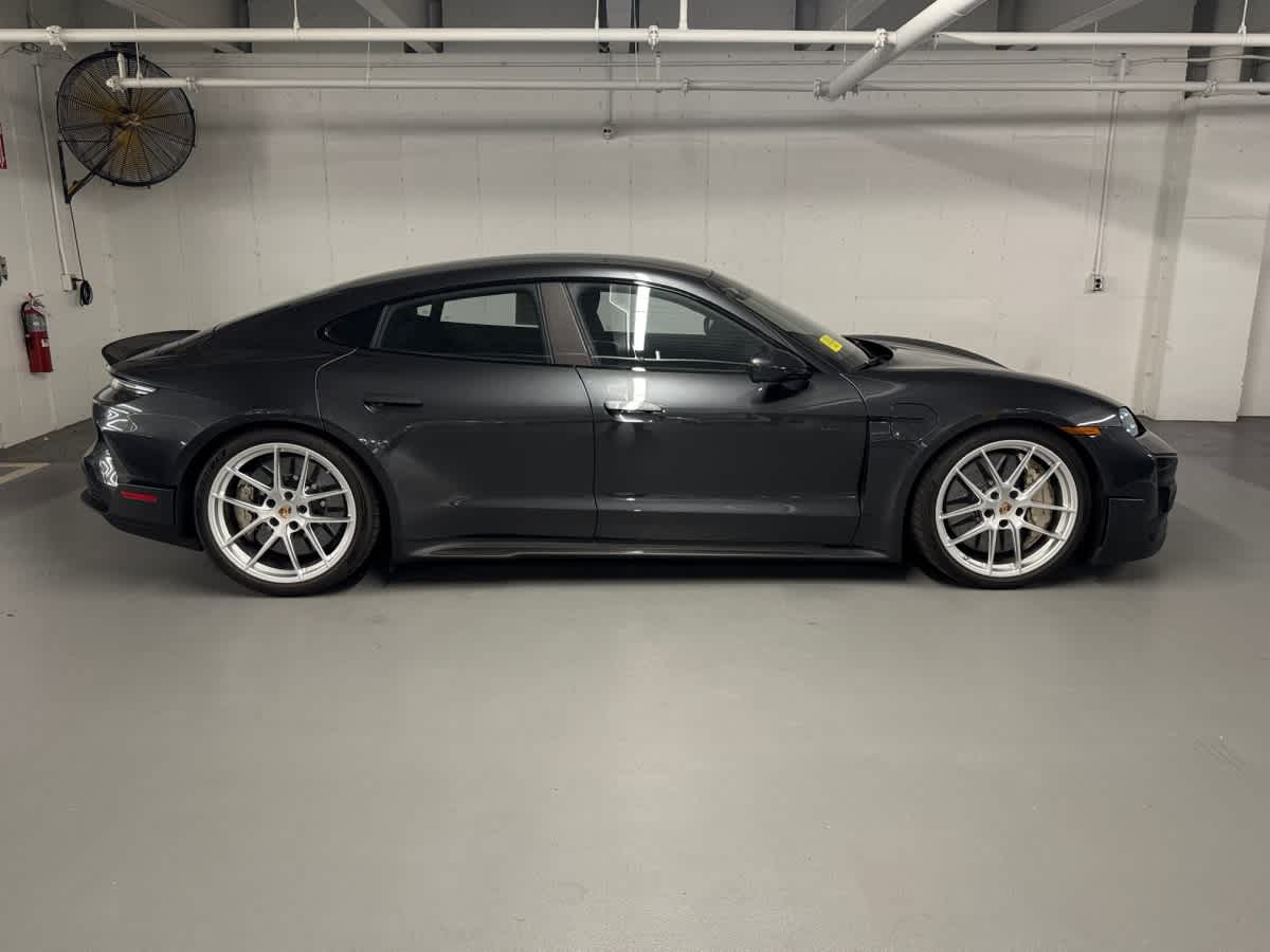 used 2025 Porsche Taycan car, priced at $209,998