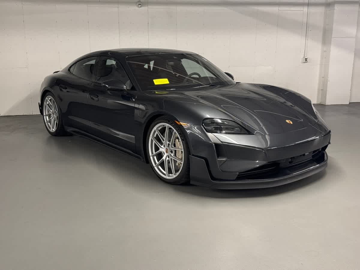 used 2025 Porsche Taycan car, priced at $209,998