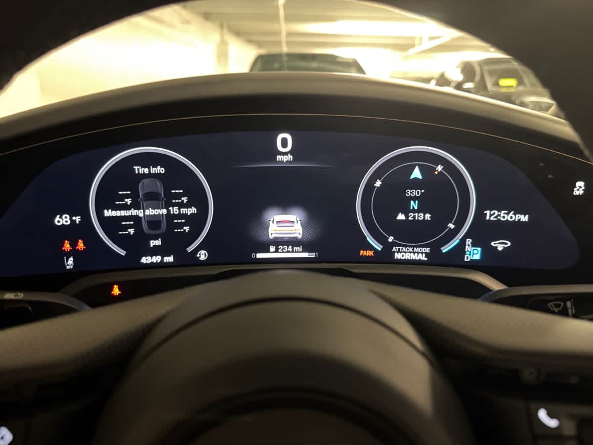 used 2025 Porsche Taycan car, priced at $209,998