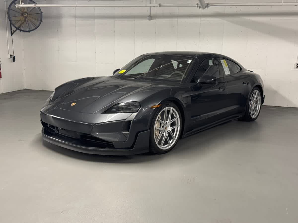 used 2025 Porsche Taycan car, priced at $209,998