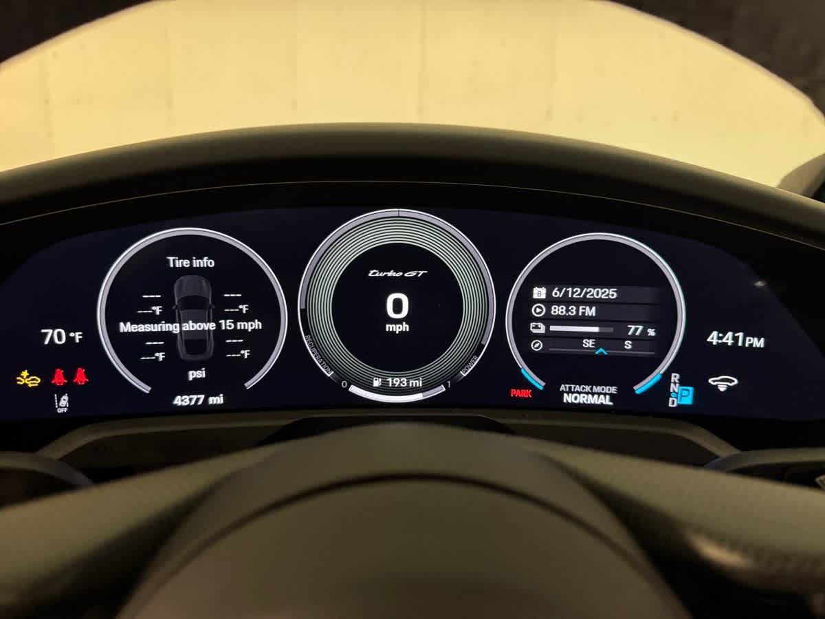 used 2025 Porsche Taycan car, priced at $209,998