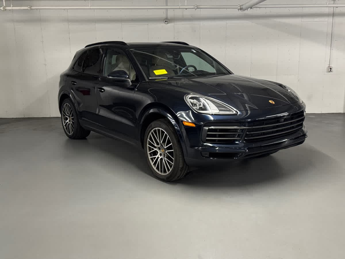 used 2023 Porsche Cayenne Platinum Edition car, priced at $66,998