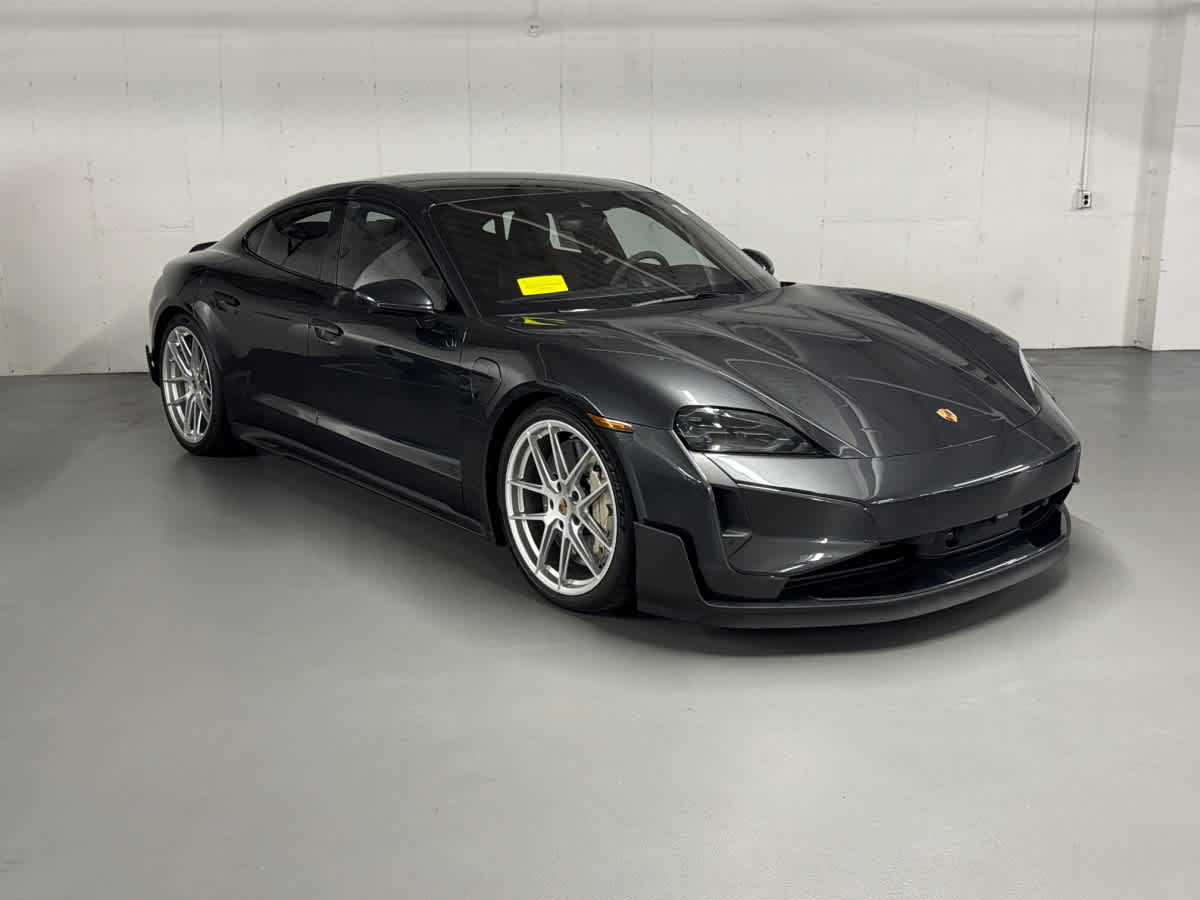 used 2025 Porsche Taycan car, priced at $209,998