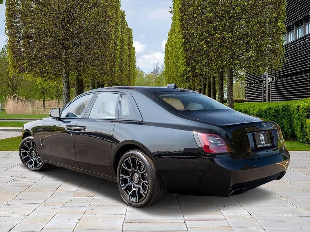 new 2022 Rolls-Royce Black Badge Ghost car, priced at $374,825